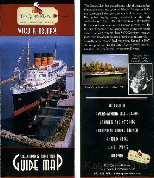 Queen Mary 2010 0066.jpg - The Queen Mary tour brochure.